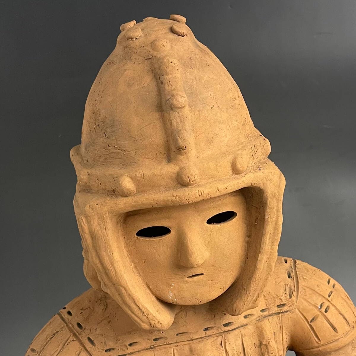 Amazon | ut2825現状保管品埴輪はにわ兵士土器置物骨董人形美術